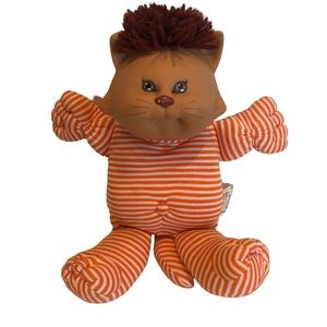 Vtg Kitty Cat Cabbage Patch Doll Appalachian Artworks Kids Koosas Orange Striped